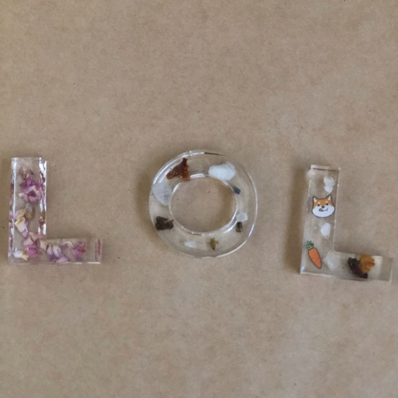 Resin Letters - Picture 5 of 6